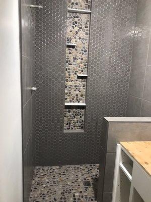 New shower