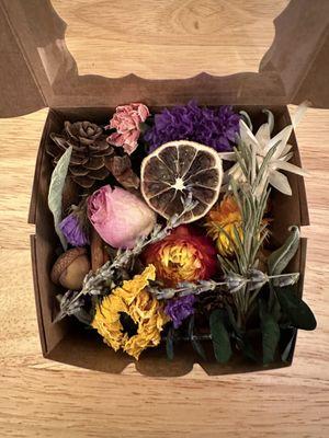 herb flower craft box