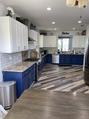 Newly done kitchen floors!