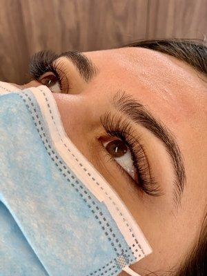 Eyelashes extensions