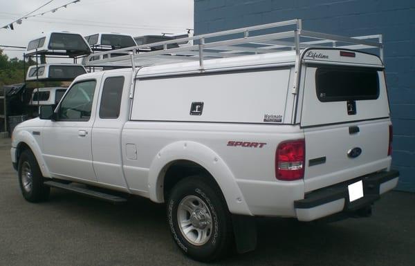 Workmate Utility Shell with Cab-Over Aluminum Rack