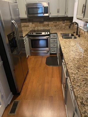 Move out cleaning- Kitchen area