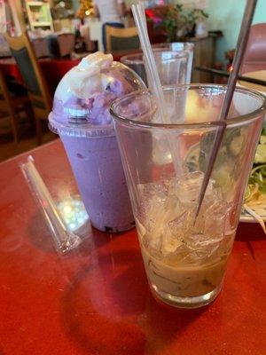 Coffee was delicious, can't wait to enjoy this taro boba smoothie:)