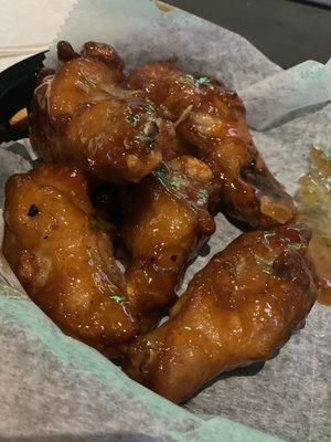 Honey hot traditional wings