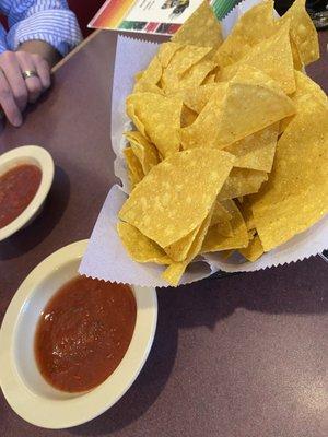 Free chips and salsa