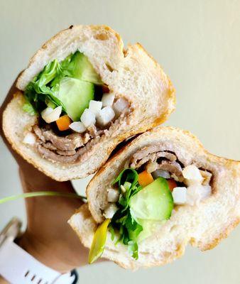 Pork banh mi add pate