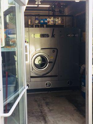 Our Eco Friendly Dry Cleaning Machine. A lot of dry cleaners hide there machines but here at Duro we have nothing to hide.