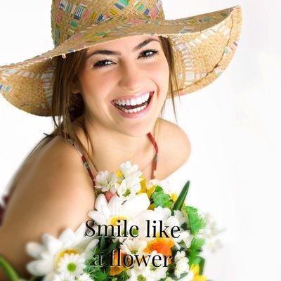 Smile like a flower