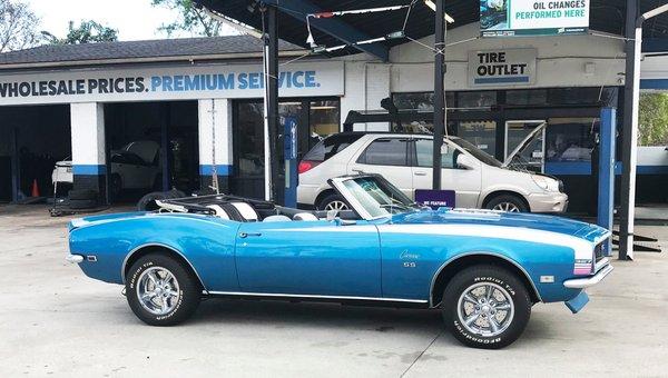 Check out this 1968 Camaro SS sporting new shoes for the weekend!