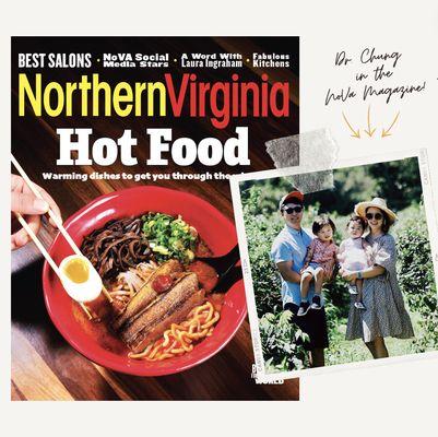 Dr. Chung and his family featured in the Northern Virginia Magazine!