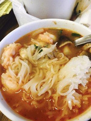 Tom Yom Shrimp Soup