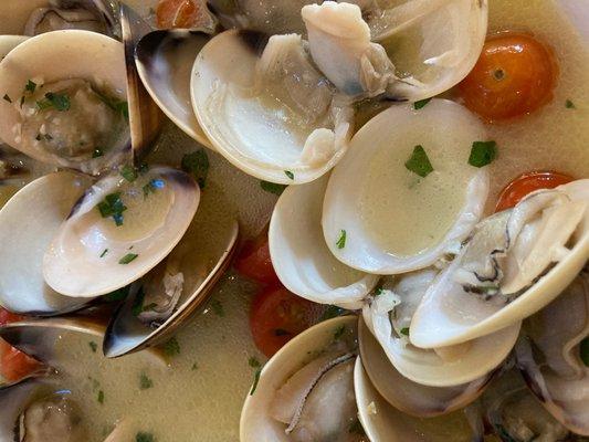 Clams in Wine Sauce