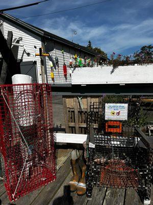 Lobster trap chair