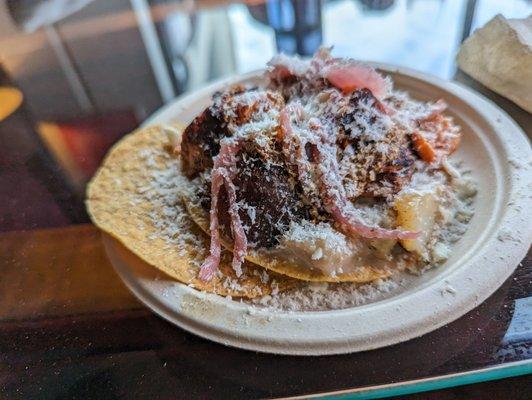 pop-up at The Study wine bar - potato tostada