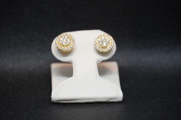 Gold and Diamond earrings