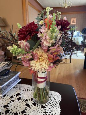 A bridal bouquet