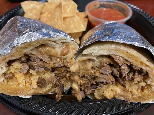 Carne asada burrito