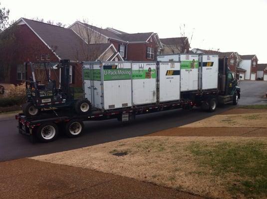 Our units being delivered. (Only two are ours!!!). :)