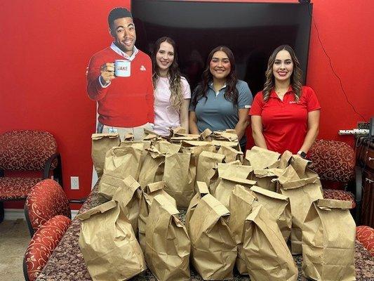 Our agency proudly participates in Emily's Meals each year, and this time we helped provide over 50 meals to those in need...