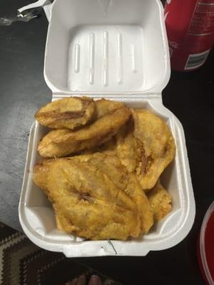 Tostones (fried plantains)