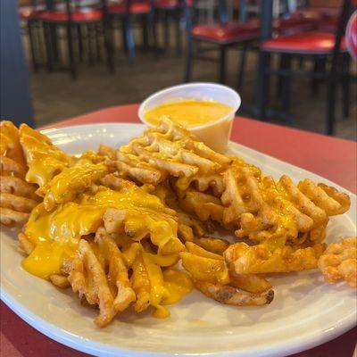 Waffle fries