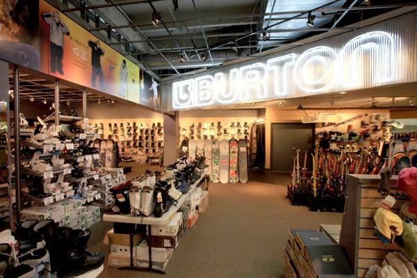 Come by an browse our amazing selection of brands including Burton, K2, Patagonia and many many more!