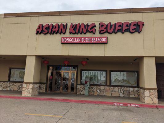 Entrance to Asian King Buffet, Waxahachie