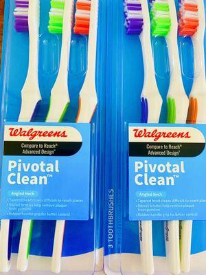 Love walgreens firm toothbrushes in the beachy colors. Winners circle :)