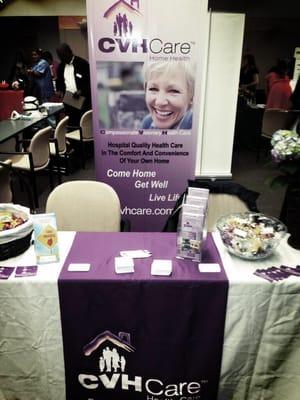 At the Vendor Fair at John Muir in Concord, CA April 2013