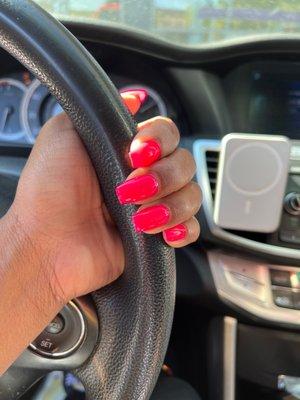 Gel manicure. Color #11