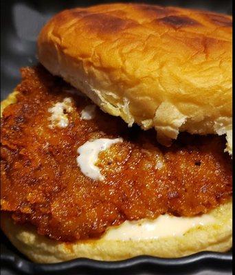 Spicy chicken sandwich