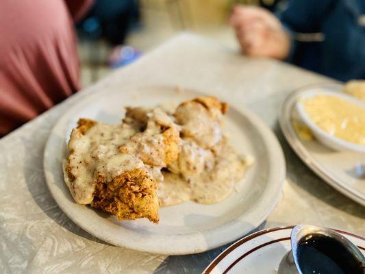 Comfy chicken biscuit