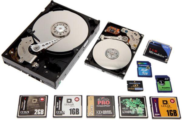 Hard Drive and Flash Media