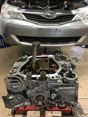 2008 Subaru Impreza, Oil leaked