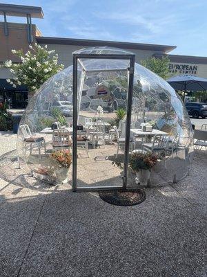 The outdoor bubble