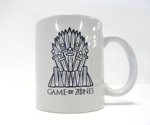 Game of Zones mugs for Kerbey Lane Cafe Staff