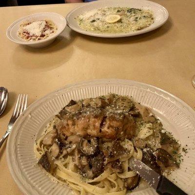 Chicken Marsala and francese