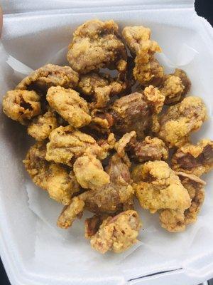 Fried Gizzards  Definitely not worth the Price....