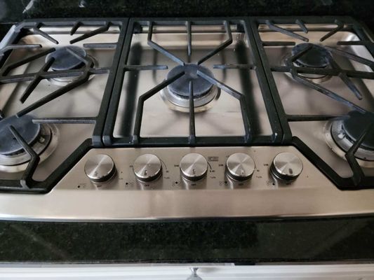 My stovetop looking super clean