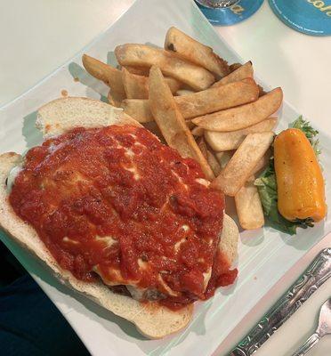 Pork Loin Parm Sandwich (special)