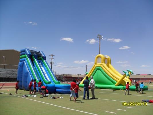 Party Central water slides