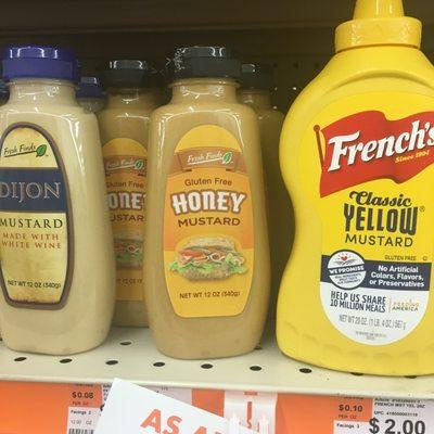 Gluten-free mustard, huh? (Yeah, I'm still laughing about this premier example of American idiocy at its, uh, finest.)