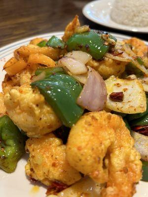 B60. Szechuan Shrimp