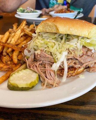 Carolina Pulled pork sandwich