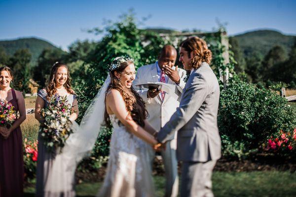 Ceremony
 Burlap and Beams: Kalz Photography