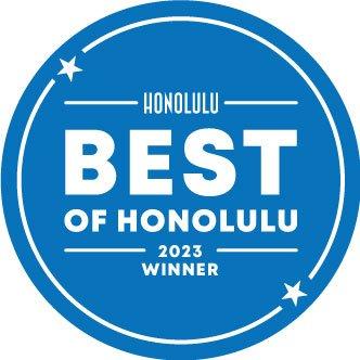 We did it again, thanks to all of you! Winner of Best of HONOLULU Magazine 2023. Mahalo to all!!!