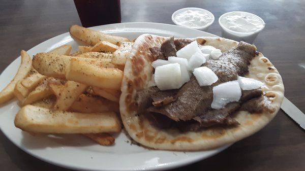 Gyro and Greek Fries