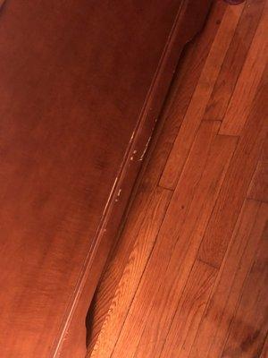 Scratches on my coffee table