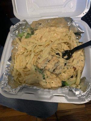 Salmon Alfredo