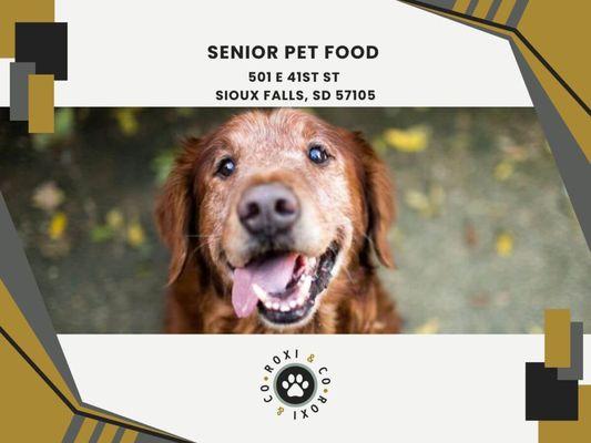 senior pet food